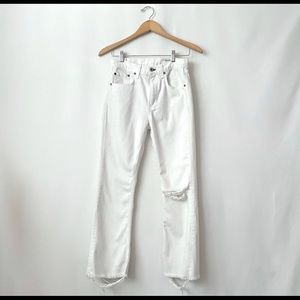 Rag & Bone white jeans 25